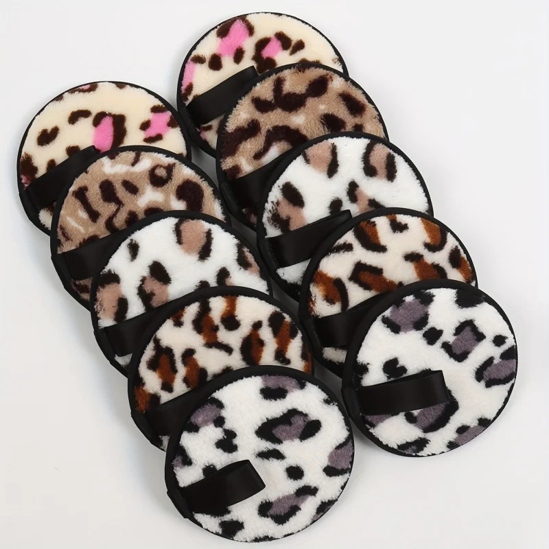 Almohadillas desmaquillantes reutilizables, paño de limpieza facial lavable, esponja limpia, herramientas de crema líquida, removedor de cosméticos, 5/10 Uds.