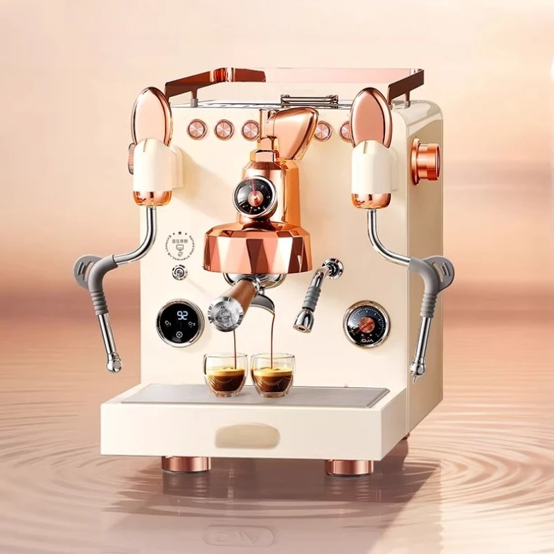 Gilt Coffee Cat Home Commercial Semi-automatic Coffee Machine Italian Variable Pressure Automatic Filling