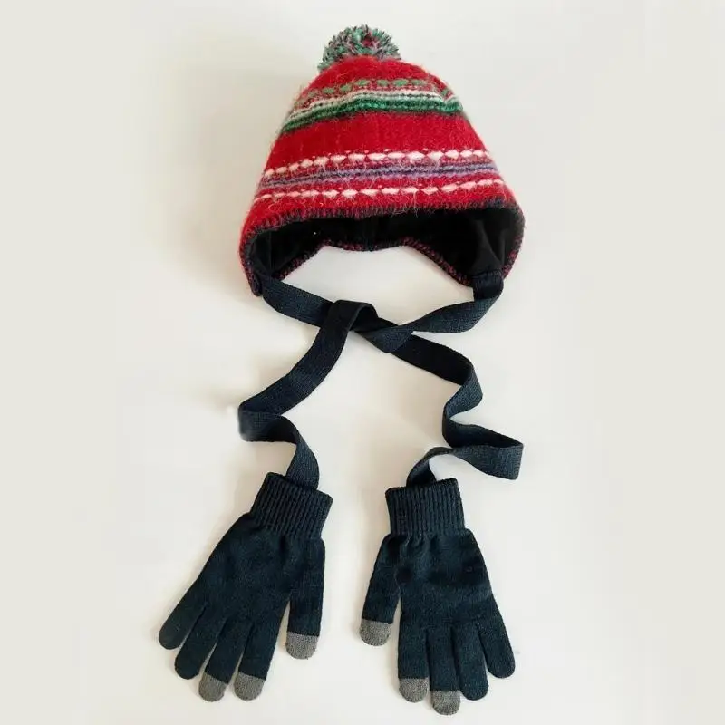 قبعة P9FE المرنة القابلة للتنفس والمتانة والحياكة اليدوية قبعة جميلة للخريف والشتاء