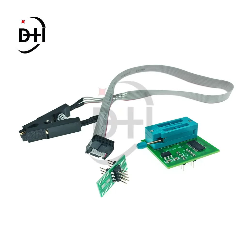 Высокоскоростной USB-программатор EZP2019 SPI EZP 2019, Поддержка 24 25 93 EEPROM 25, чип флэш-BIOS, полный комплект с 12 адаптерами