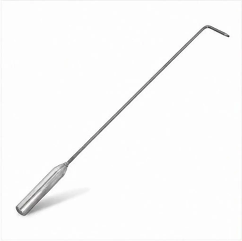 Heavy Duty Iron Fireplace Poker 40.9cm Long Fire Poker for Wood Stove Indoor Fireplace Outdoor Fire Pit Campfire Bbq Coal