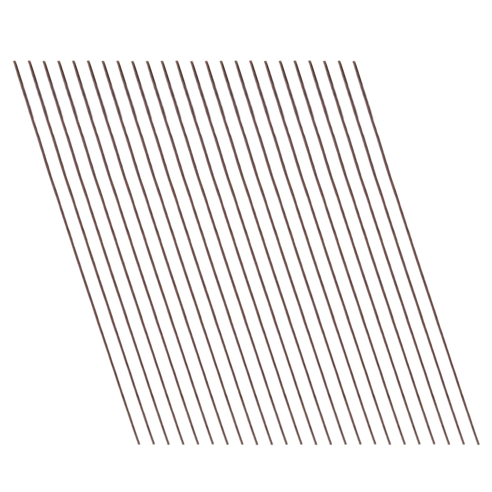 

50pcs Diy Flower Rod Rose Floral Stems Iron Paper Wrap For Wedding Party Home Decor Wreath Making Artificial Flower Arrangements