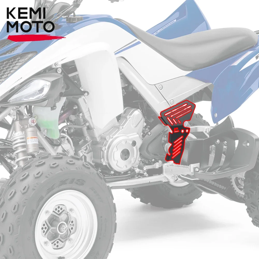 غطاء حماية للإطار الأسود الحديدي ATV متوافق مع ياماها رابتور 700 2008-2025 700R 2009-2024 2025 غطاء يسار ويمين