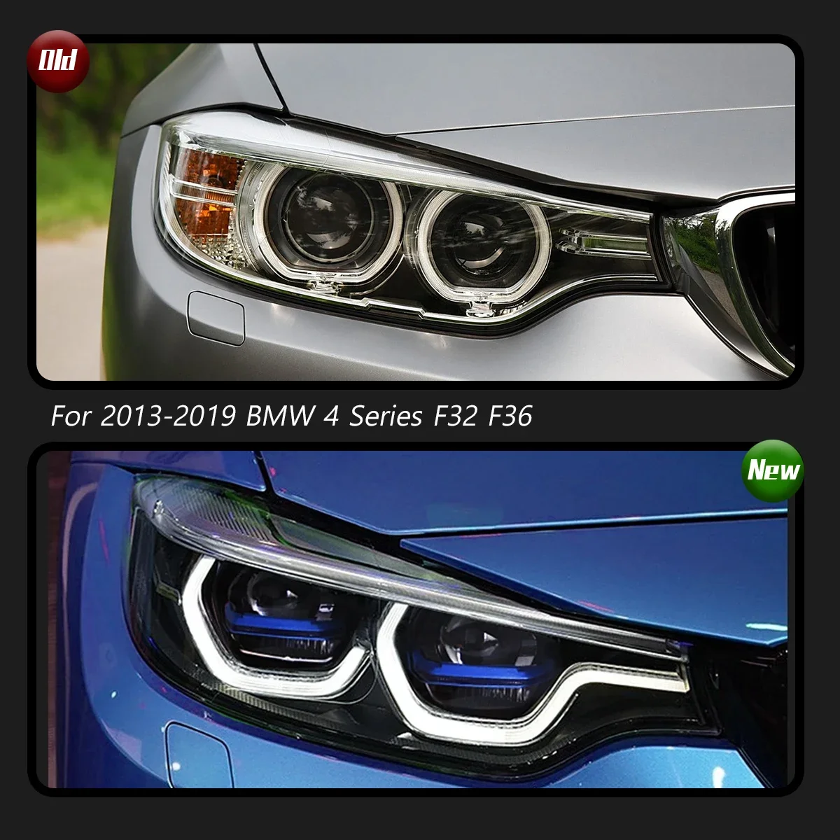 Car For BMW 4 Series F32 F36 Headlight 2013-2019 Upgrade Modified