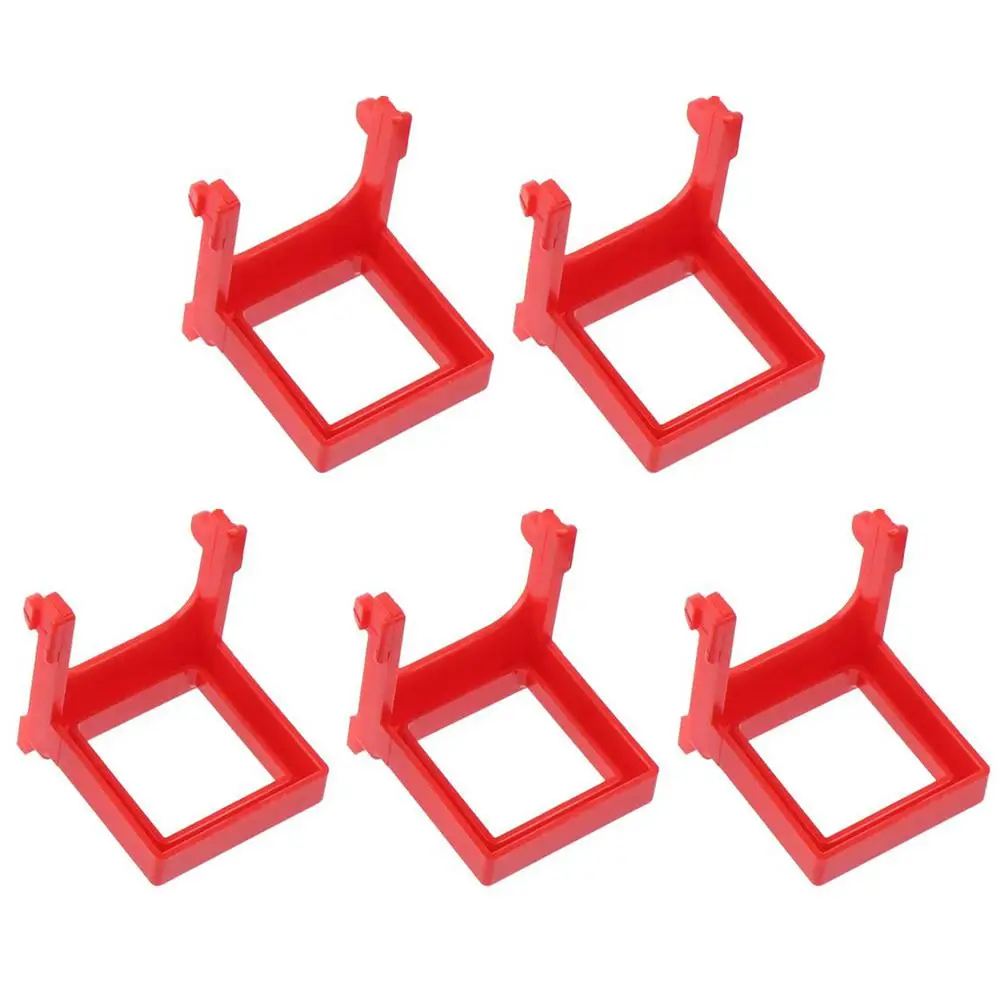 5PCS ABS Garage Pegboard Hook Red Wedding Decoration Spray Bottle Hooks Tool Organizer Hanging Sign Pegboard Hooks