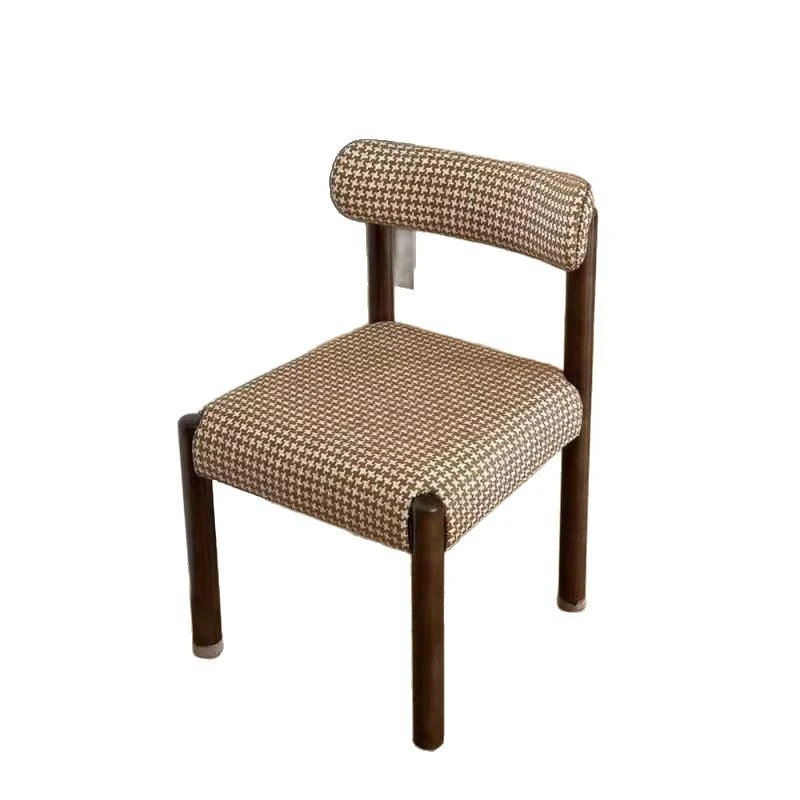 wrought iron new French antique Peter chair wrought iron dining chair red leisure chair retro homestay designer restaurant