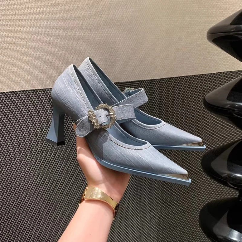 Versatile Temperament Rhinesto - đánh giá và giá Women Shoes Nb