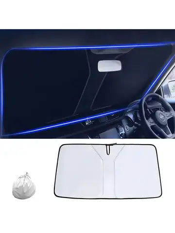 Car Windshield Sun Shade Blocks UV Ray Reflector Auto Window Sun Shade Visor Shield Cover Protector Foldable Parasol