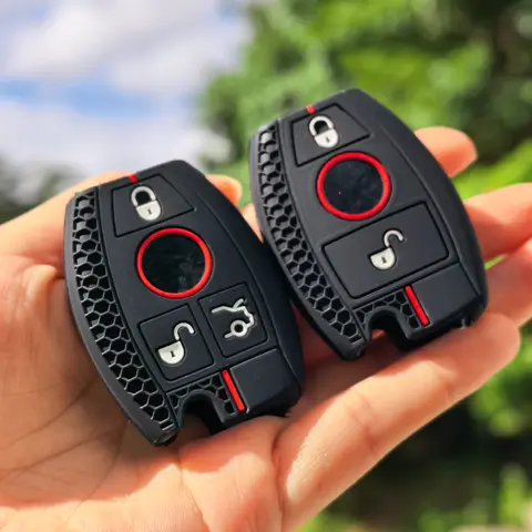 메르세데스 벤츠 A B C E 클래스 GLS GLA GLK GLC CLS CLA AMG W204 W205 W212 W463 W176용 패션 실리콘 자동차 키 케이스 커버 쉘