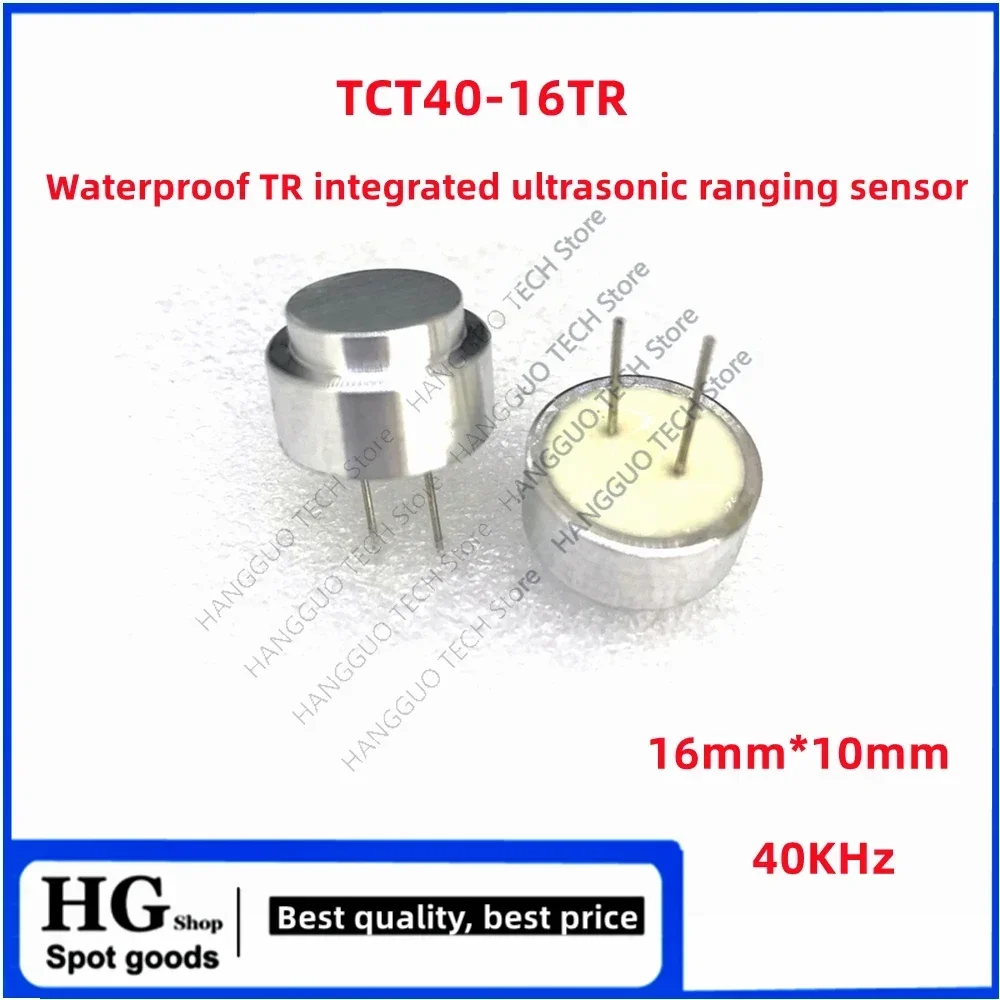 5PCS/Lot TCT40-16TR 16-40K 16MM 40KHz waterproof  TR integrated ultrasonic ultrasonic ranging sensor sealed probe
