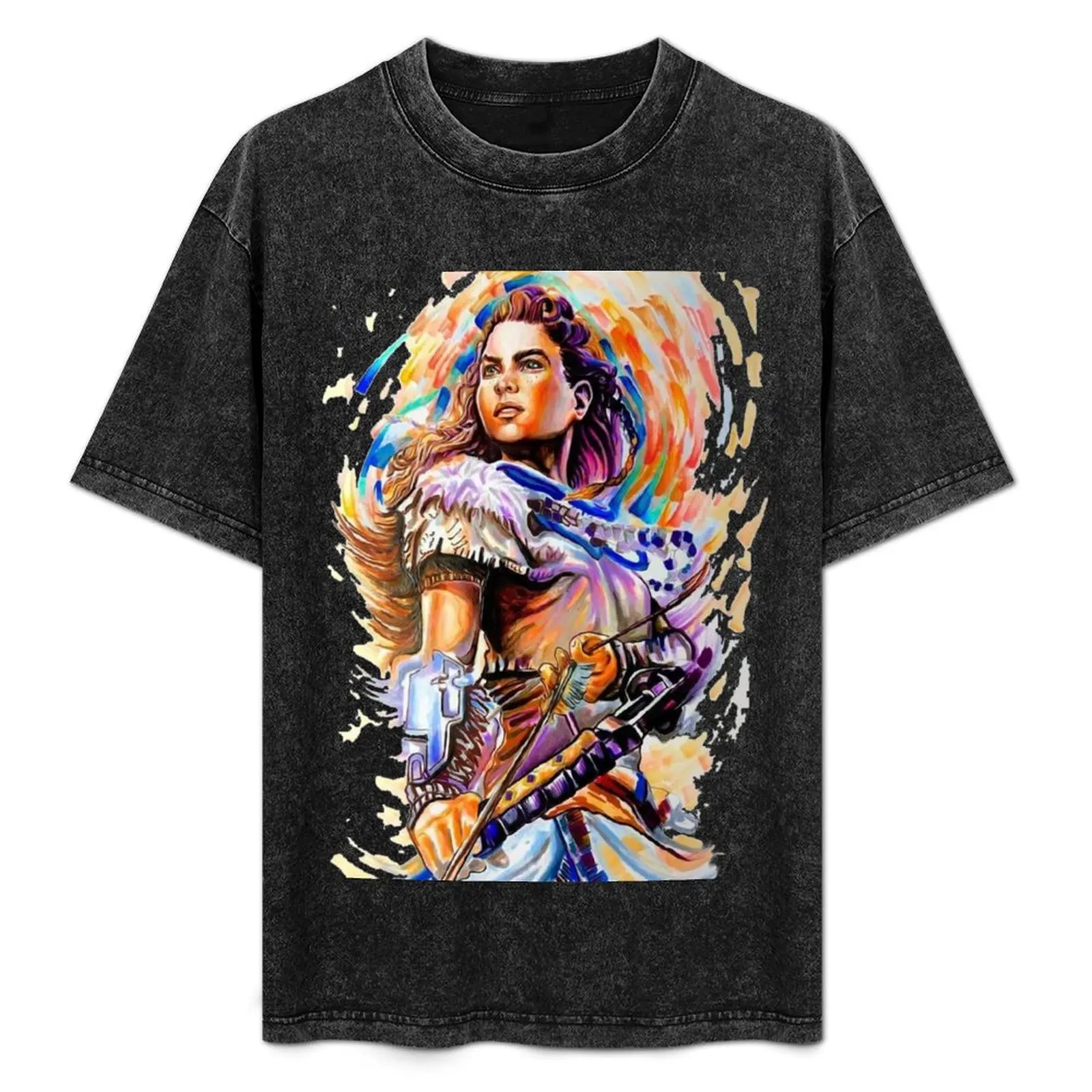 

Aloy - Horizon zero dawn T-Shirt Relaxed Fit Casual Short Sleeve Top