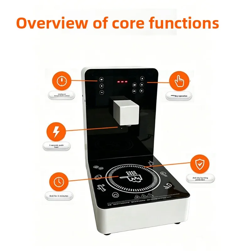 Commercial Noodle Cooker, Self-service Korean Instant Noodle Machine, Fully Automatic Electric Heating Stove, Smart