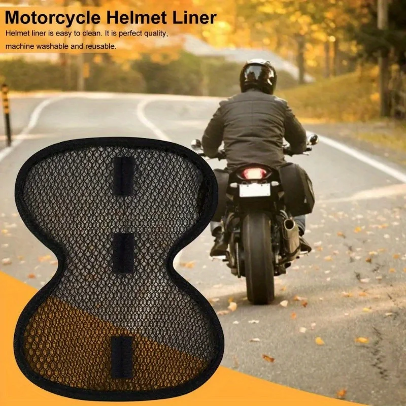 5pcs Breathable Motorcycle Helmet Insert Liner Cap Cushion Pad Quick-drying Sweat Wicking Helmet Insulation Lining Pad