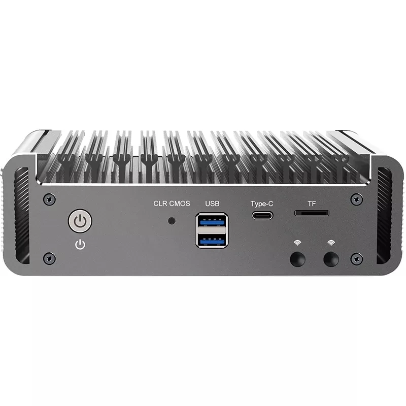 Imagem -05 - Intel I226-v 2.5g Firewall Mini Pentium N6005 N5105 Quad Core Ddr4 Nvme Fanless Macio Roteador hd dp Tipo-c Opnsense Esxi Novo 4x