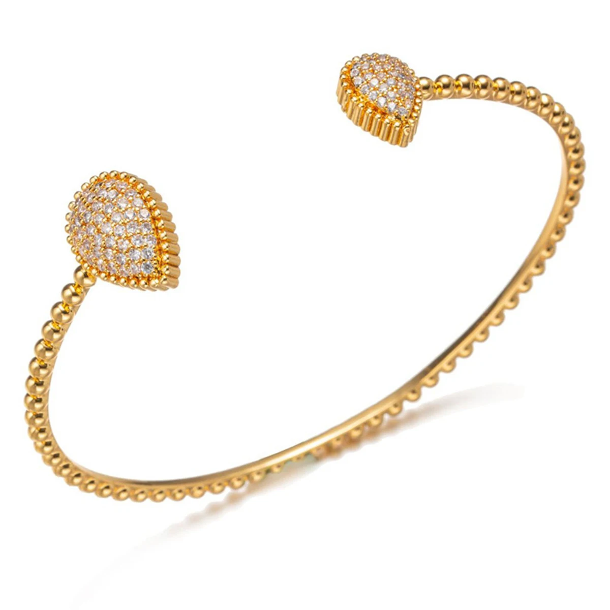 Fashionable and Exquisite Zircon Teardrop Bracelet for Women Classic and Versatile  for Daily Gatherings Jewelry Accessory