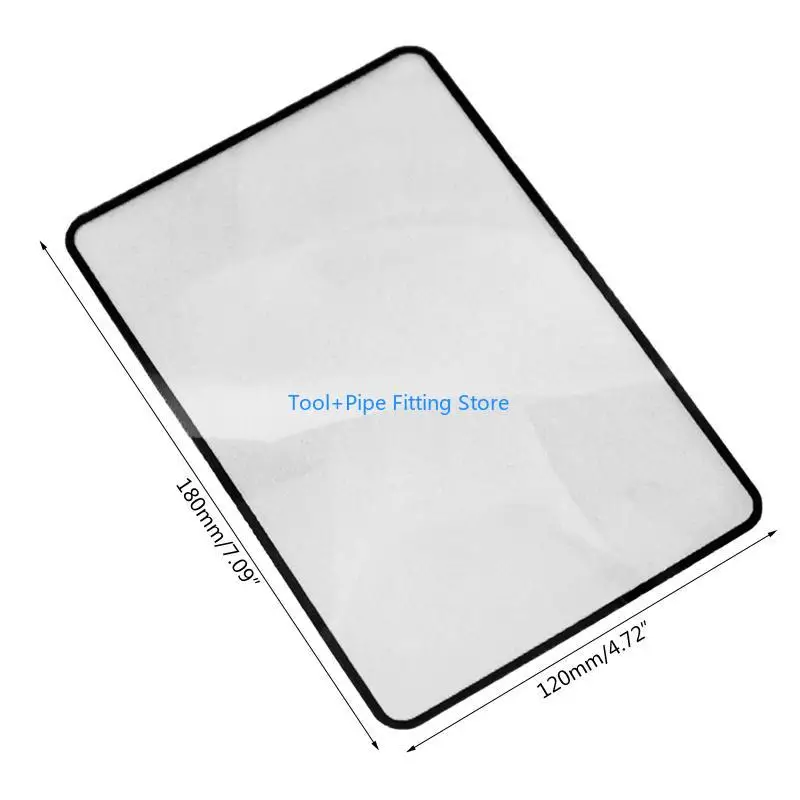 F92B Full Page 3x Magnifier PVC Bacaan Membaca Genggam Portabel Lembar Besar Kaca Pembesar Untuk Membaca Kerajinan Jahit