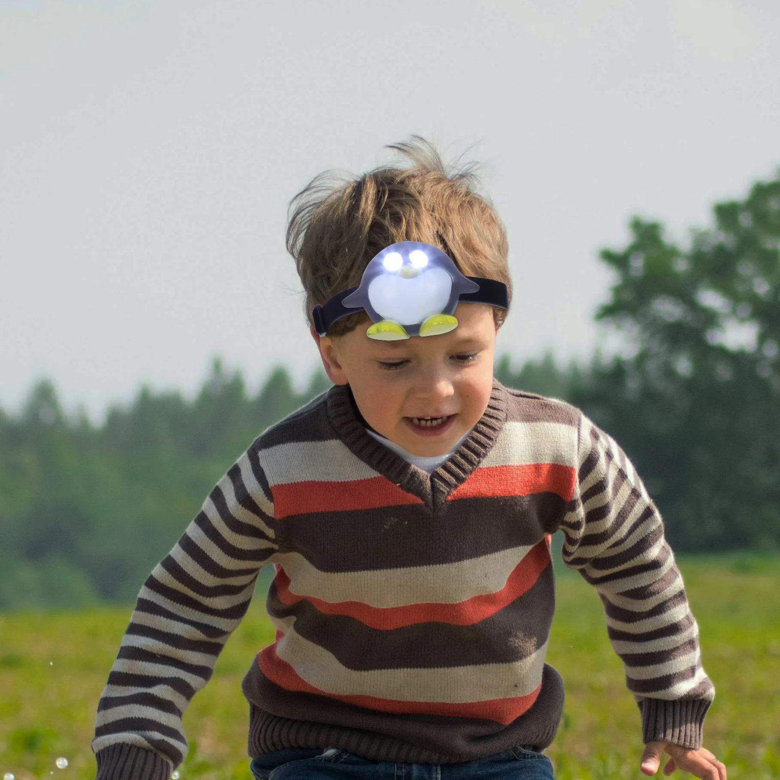 

Children Animal Headlight Cartoon Plastic LED Lamp Small Lightweight Portable Mounted Light for Outdoor Camping Hiking Picnic