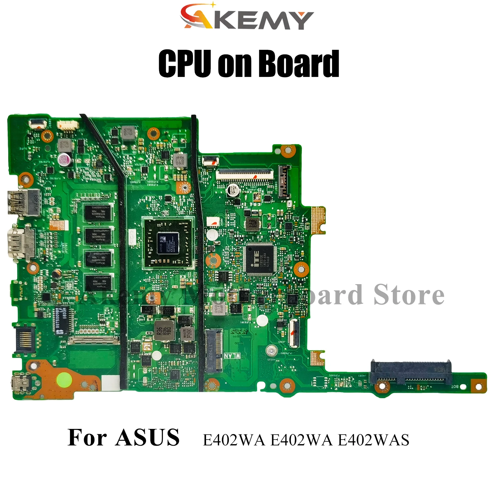 

E402WA Материнская плата для ноутбука ASUS EeeBook E402WAS E402WA E402W Материнская плата для ноутбука с процессором 100% тестирование ОК быстрая доставка stk