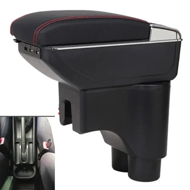 

NEW For Daihatsu Terios 2 armrest box USB Charging heighten Double layer central Store content cup holder ashtray accessories