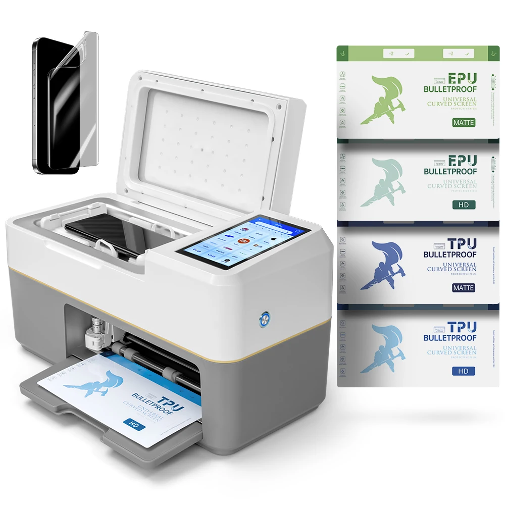 Smart Unlimited Back Skin Sticker Cutter Mobile Phone TPU Hydrogel Film Plotter Screen Protector Cutting Machine