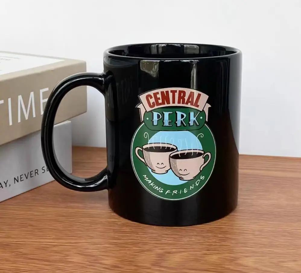Friends TV Show Series Central Perk Mug Big Capacity 600ML Coffee Tea Cup Mug 350ML