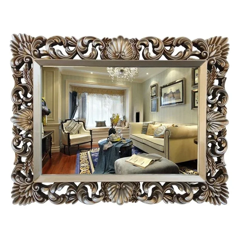TTA13 European Square, Decorative Dressing Mirror, Bathroom Mirror, Hotel, Toilet, Mirror