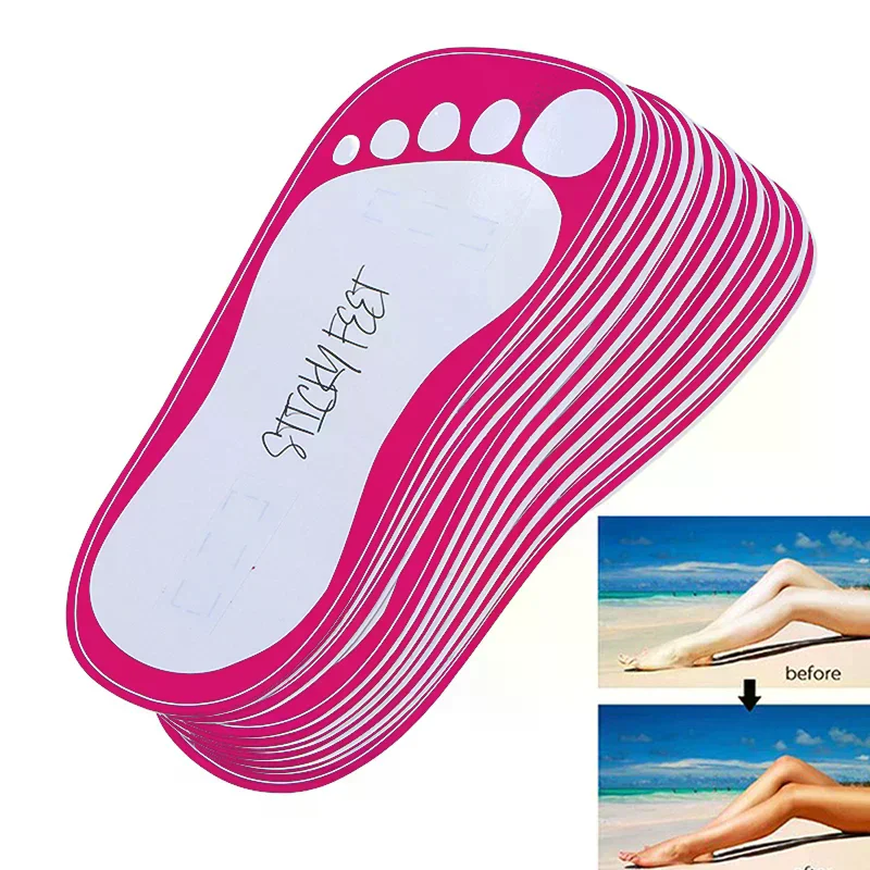 10 Pairs New EVA Spray Tanning Feet Pads Protectors For Sunless Accessories Disposable Non-slip Seaside Beach Shoes