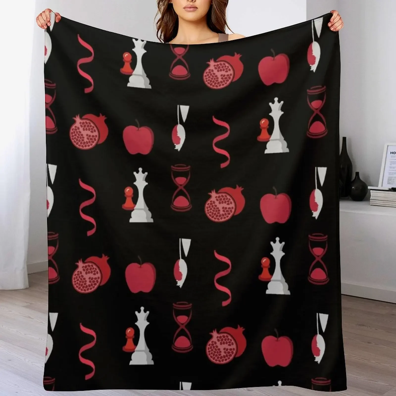 

Twilight Book Cover Minimalist Artwork Throw Blanket Soft Plush Plaid Furry Soft Plaid Luxury Blankets