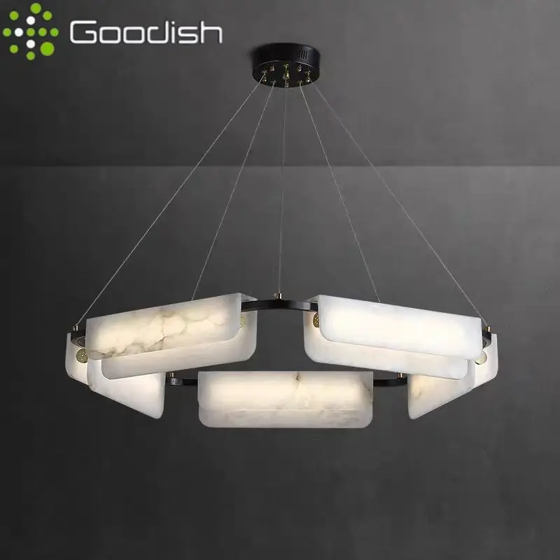 الرخام قلادة LED أضواء الحديثة الشمال مصباح معلق لتناول الطعام غرفة المعيشة غرفة نوم ديكور المنزل تعليق الثريا بريق