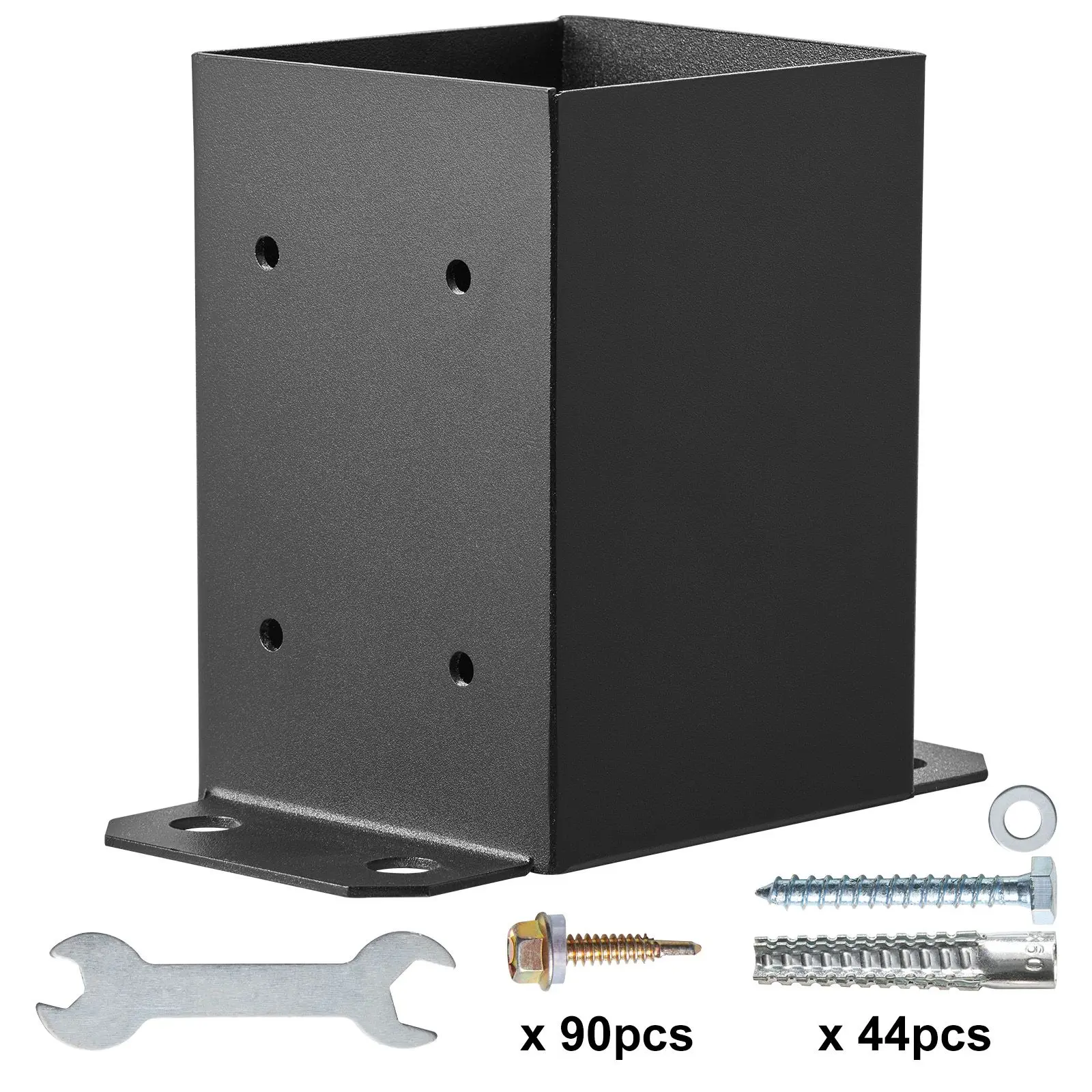 10 Pack 4x4 Post Base Brackets Heavy Duty Wood Post Fence Post Anchor