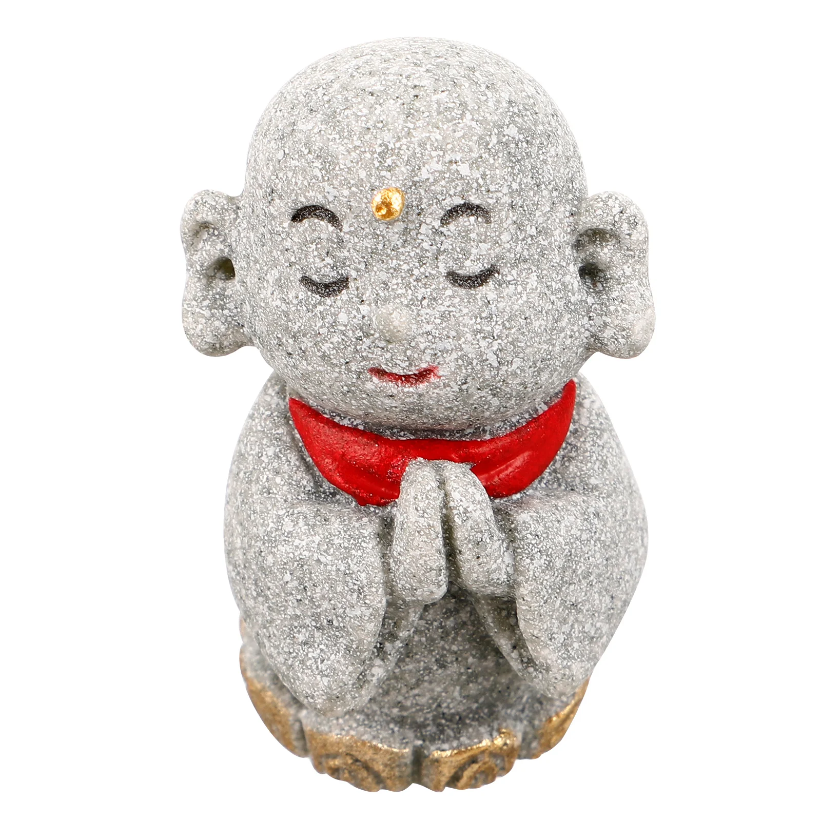 

Small Zen 25g Home Decor Fish Buddha Statue Tank Landscape Fish Tank Monk Ornament Aquarium Decor Garden Sculpture