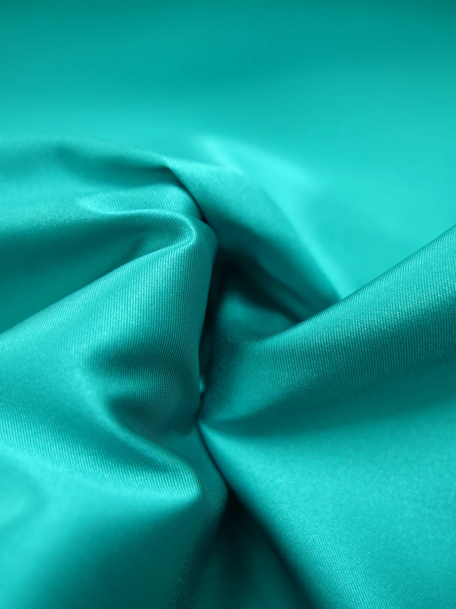 Green series Mikado satin fabric bridal gowns ribbon DIY sewing twill satin fabrics for sewing