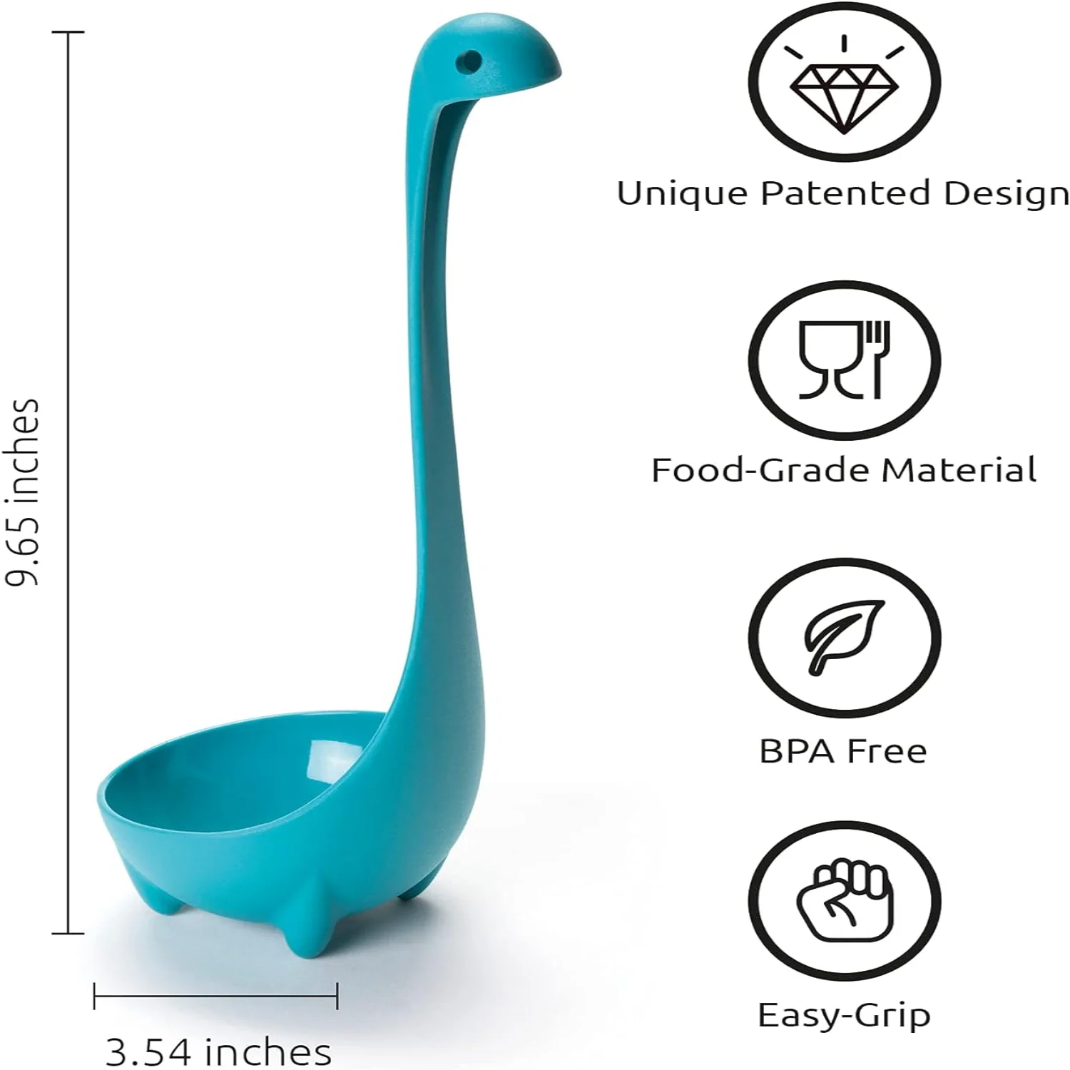 Soup Ladle, Cute Gifts,  Gadgets, Loch Ness design, Cooking Gifts for Mom - Cute and Practical