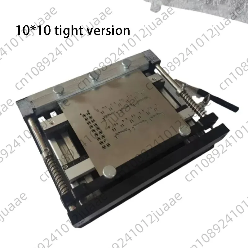 10X10cm20X20cm PCB steel mesh solder paste printing table SMT solder paste printing manual small and micro mesh printing machine view 2