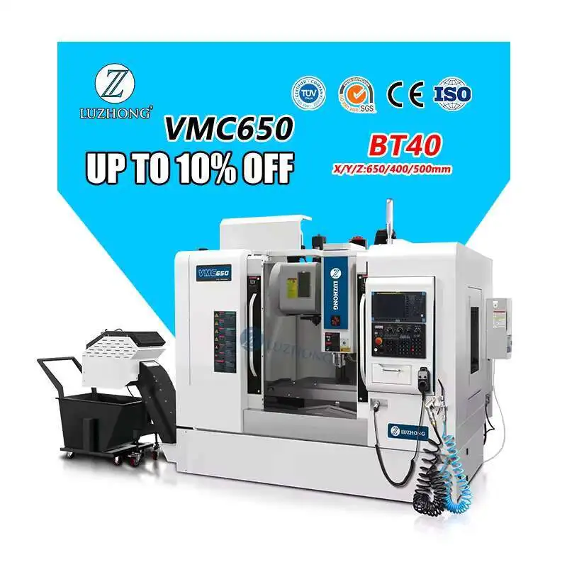Pusat Hining Vertikal Pabrik Cnc VMC650 Susu Kecil