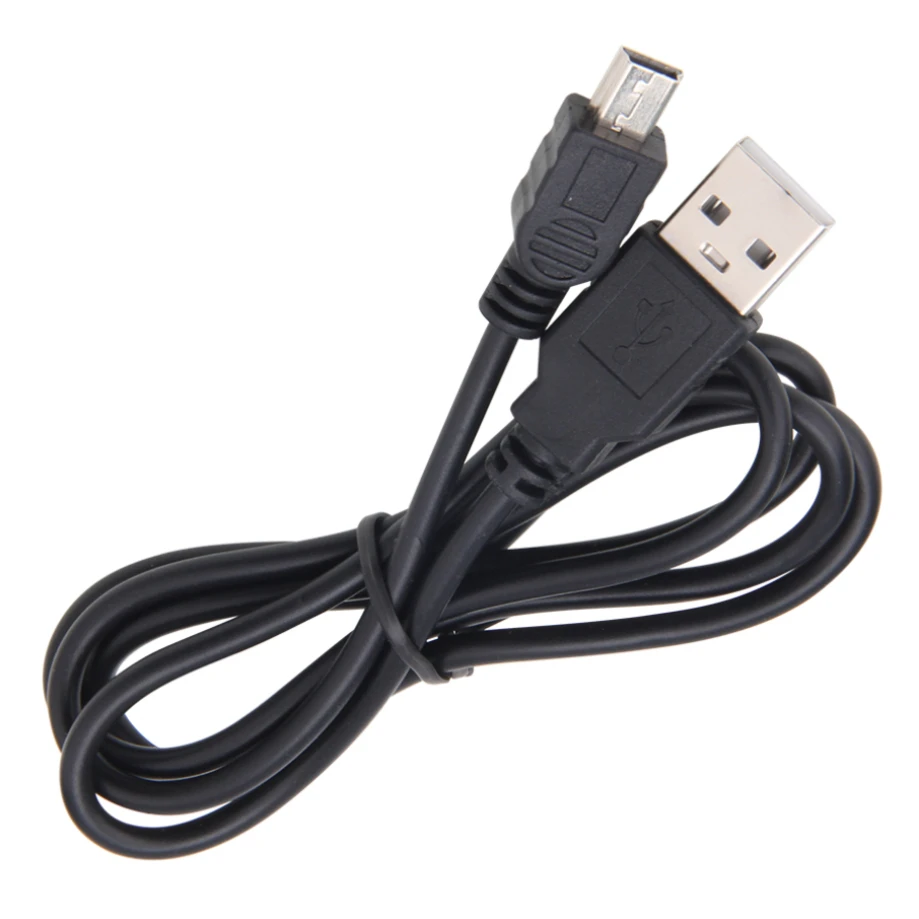 200pcs 1m Mini 5Pin USB Charging Cable Line For PS3 Game Console Power Supply Charger Cord Accessories