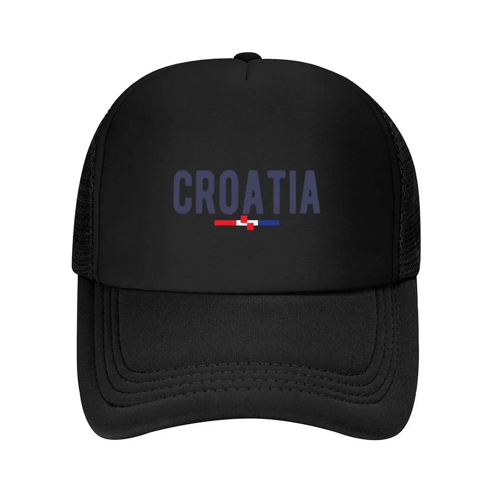 2026 Croatia Hrvatska Croazia Minimalistic Casual Typography Baseball Cap sun hat Vintage New Hat Women's Golf Wear Men's
