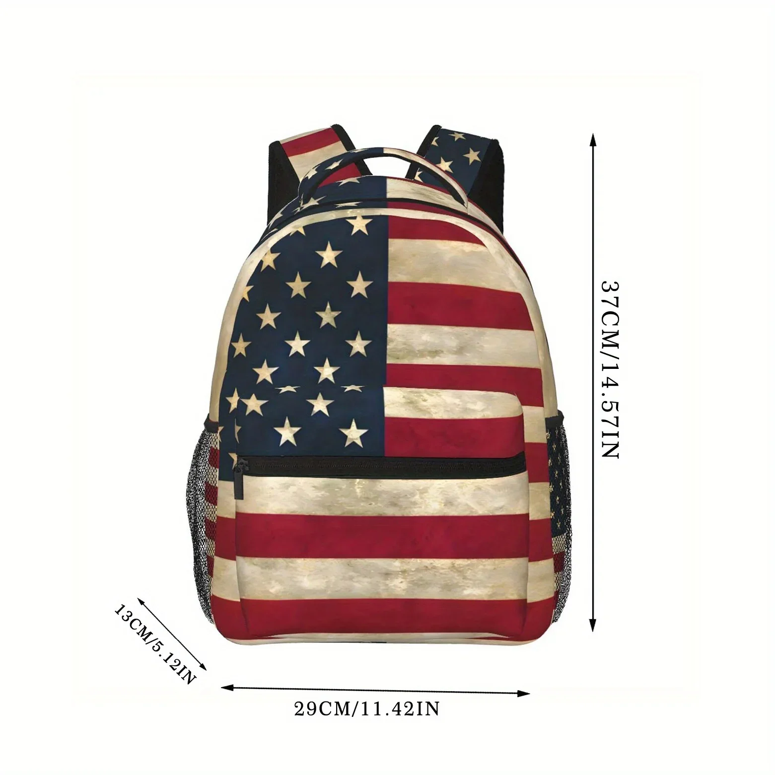Men'S Patriotic American Flag Backpack Lightweight, Spacious, Durable | Ideal For Electronics & Daily Use | Perfect Gift For C