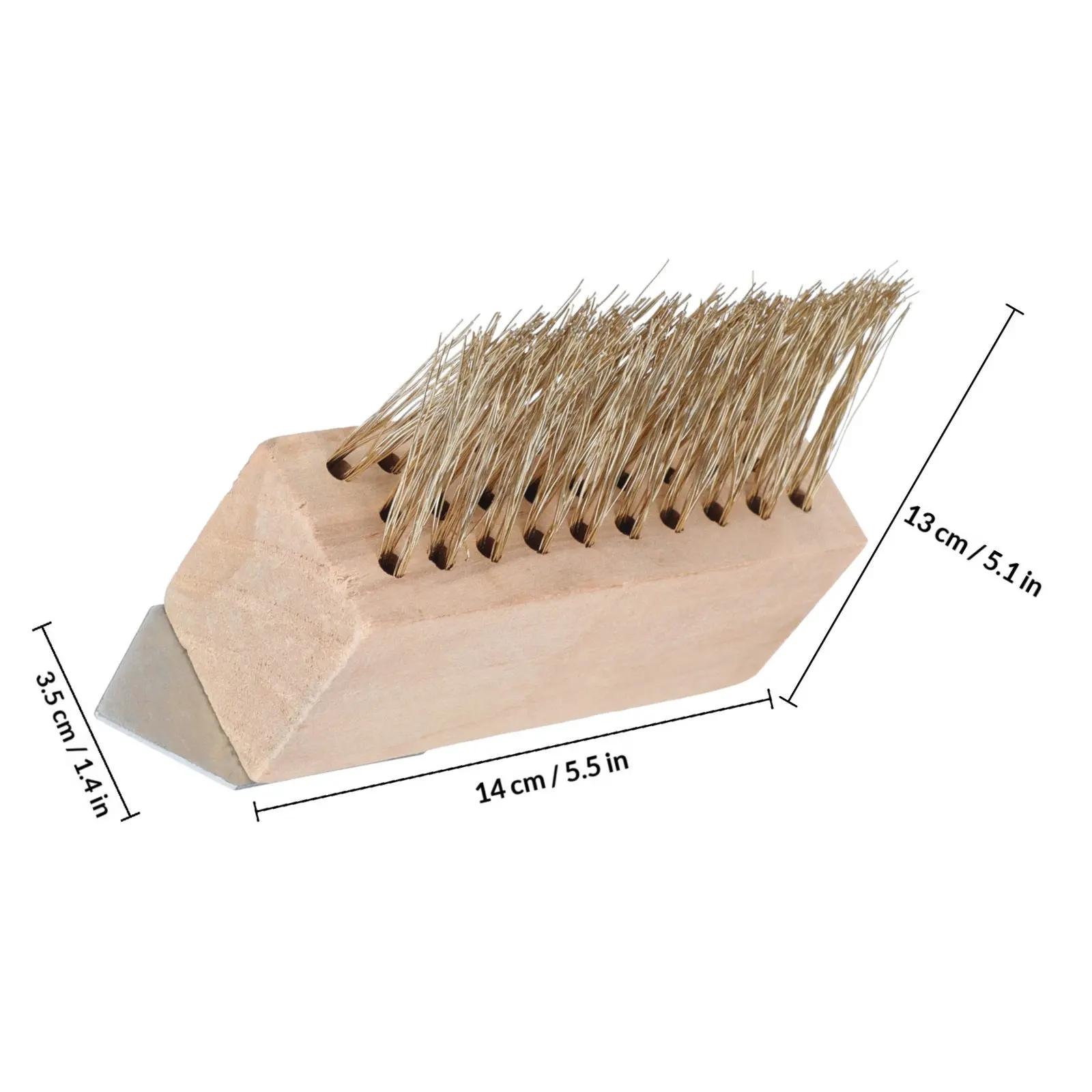 2 pcs Steel Rake Garden Tool Lawn Yard Leaf Halloween Christmas New Year Gap Cleaning Brush Hard Bristle Brush Heavy
