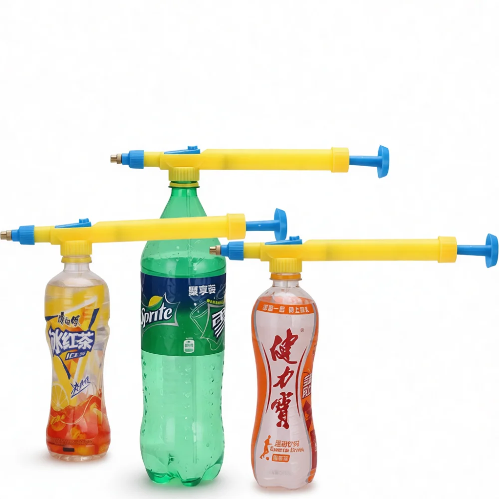 Versatile Manual Pump Spray Nozzle Tool For Soda Bottles Garden Watering Equipment Portable Home Plant Flower Irrigation Sprayer