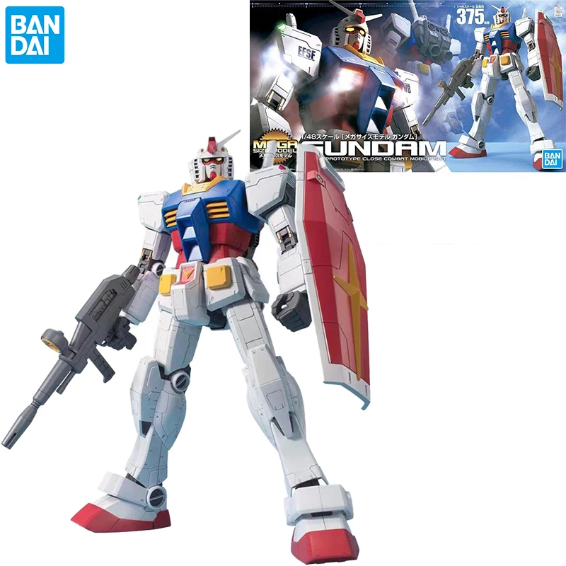 In Stock Bandai Daban Mega Size 1/48 Rx-78-2 Fighter Assembly Kit Collectible Robot Kits Gift Toy for Kids Action Figures Model