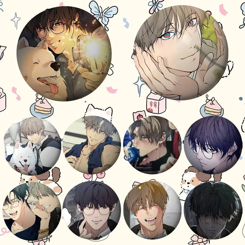 KOREAN BL Manhwa BAEK Skylar YEON Emaille Cover Broschen Lustige Meme Abzeichen Modeschmuck Geschenke
