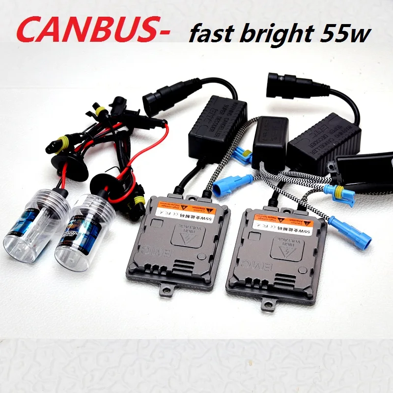 

canbus HID H1 H3 H7 H11 9005 9006 H4 880 881 4300k 6000k 8000k error free XENON headlight kit