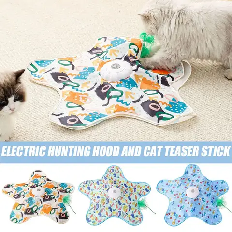 Hide and Seek Feather Cat Toy