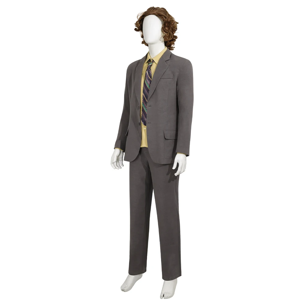 Movie Arthur Fleck Cosplay Joker Cosplay Costume Handsome Slim Fit Business Professional Work Formal Uniform Suit Man Halloween