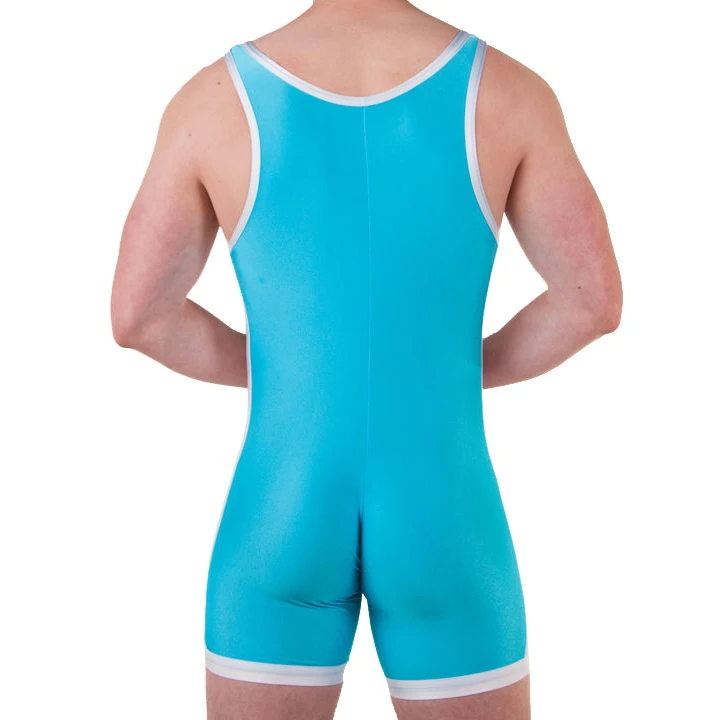 Classic Style Solid Color Wrestling Singlet Bodysuit Leotard Outfit Underwear GYM Sleeveless Triathlon PowerLifting Skinsuit