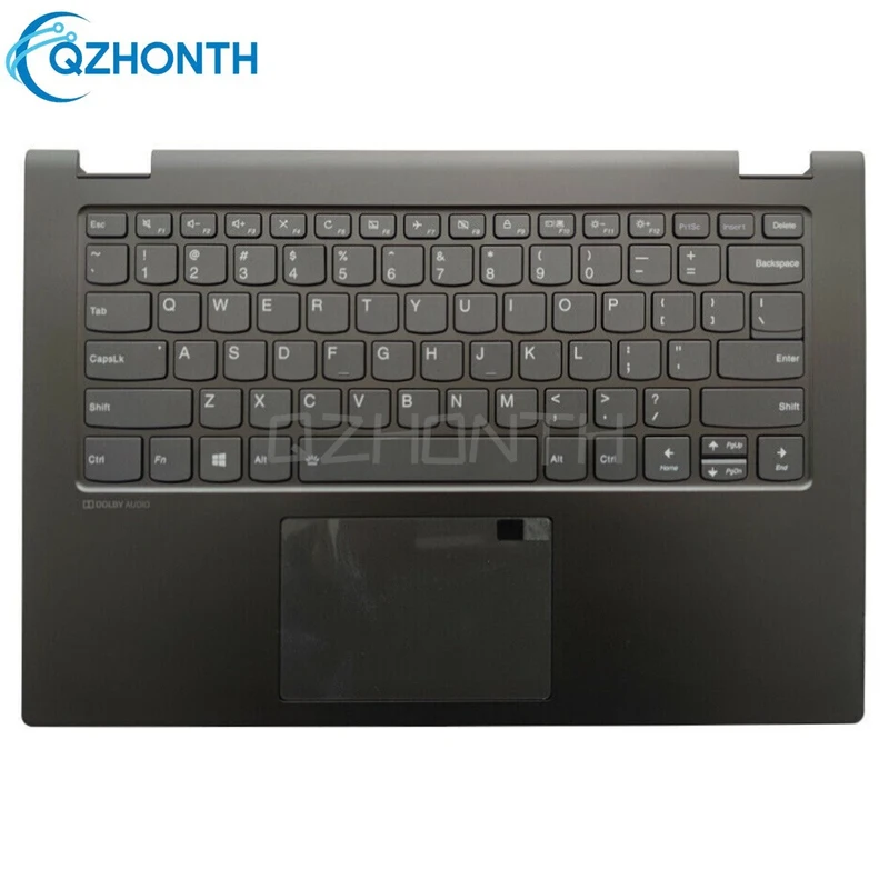 S+   New Palmrest w/Backlit For Lenovo C340-14 C340-14IWL C340-14API C340-14IML Black