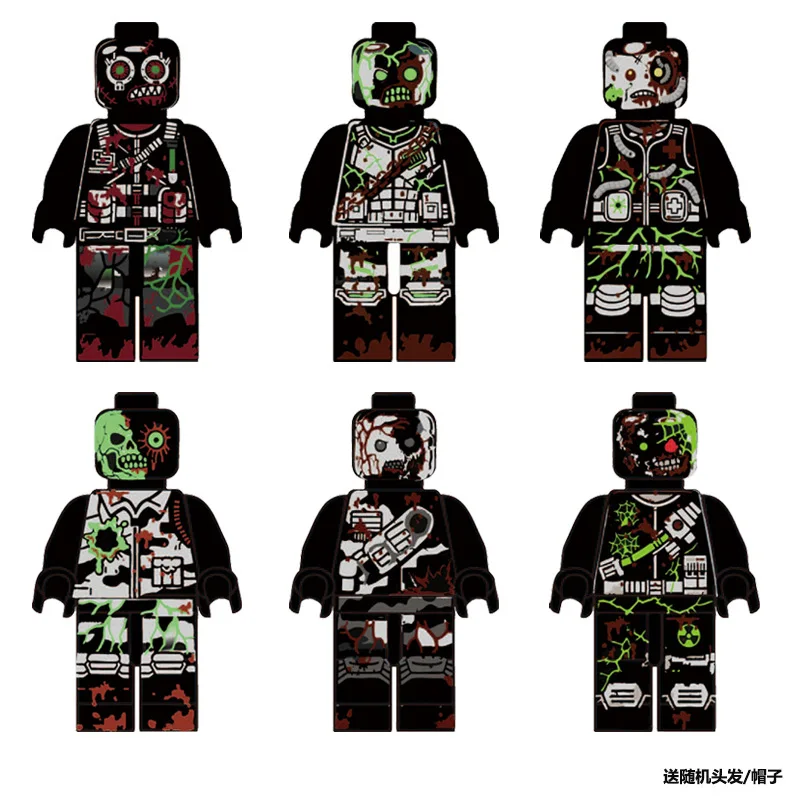 Blocs de construction, poupées humanoïdes, jouets, figurines d'action numériques, jouets assemblés, jouets éducatifs sur chenilles pour enfants