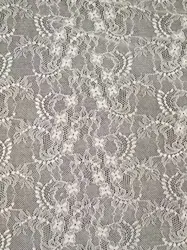 Sequince Lace Cotton Embroidery Tulle Mesh Off White Wedding Dress Lace Fabric Material3-6Meter 150CM Wide