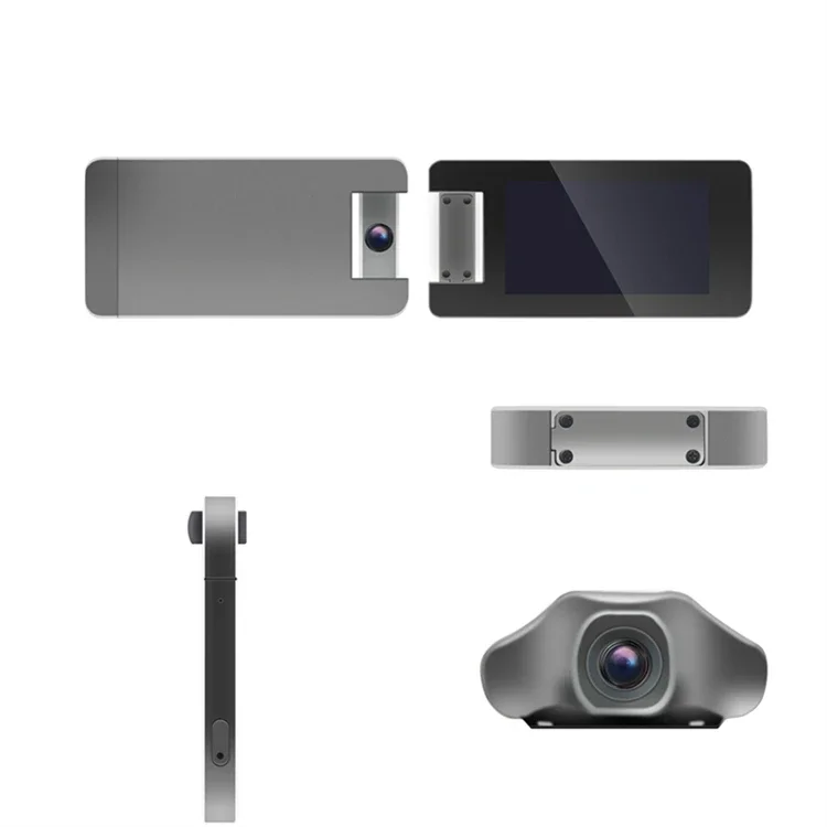 مسجل فيديو صغير بعدسة مزدوجة كاميرا DVR للسيارة كاميرا داش مع صندوق أسود للرؤية الأمامية والخلفية